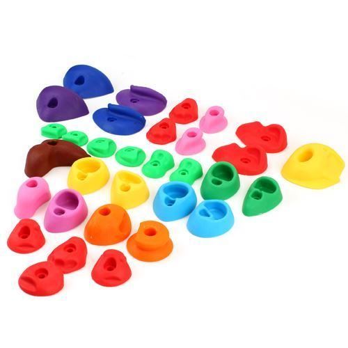 Pareti & prese d'arrampicata: 32x Kinder Kletterwand Klettergriffe SeT – Nuovo (secondo la descrizione) da Thun venduto da nuonuoshop 3