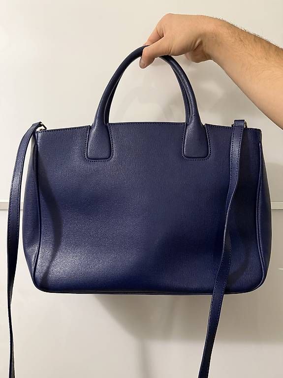 Borse da donna: Furla blaue Leder Handtasche – Usato da Herisau venduto da ogkosta 1