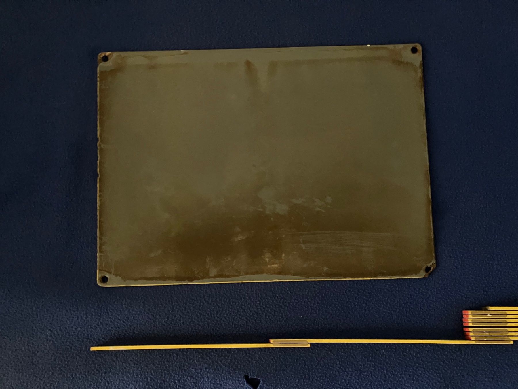 Schilder: Emaille Werbeschild – Gebraucht aus Zürich von Sophierecords 2