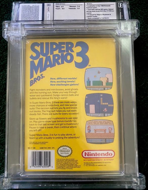 Super Mario Bros 3 RARE 1st print! Left Bros! Nintendo NES | Kaufen auf ...