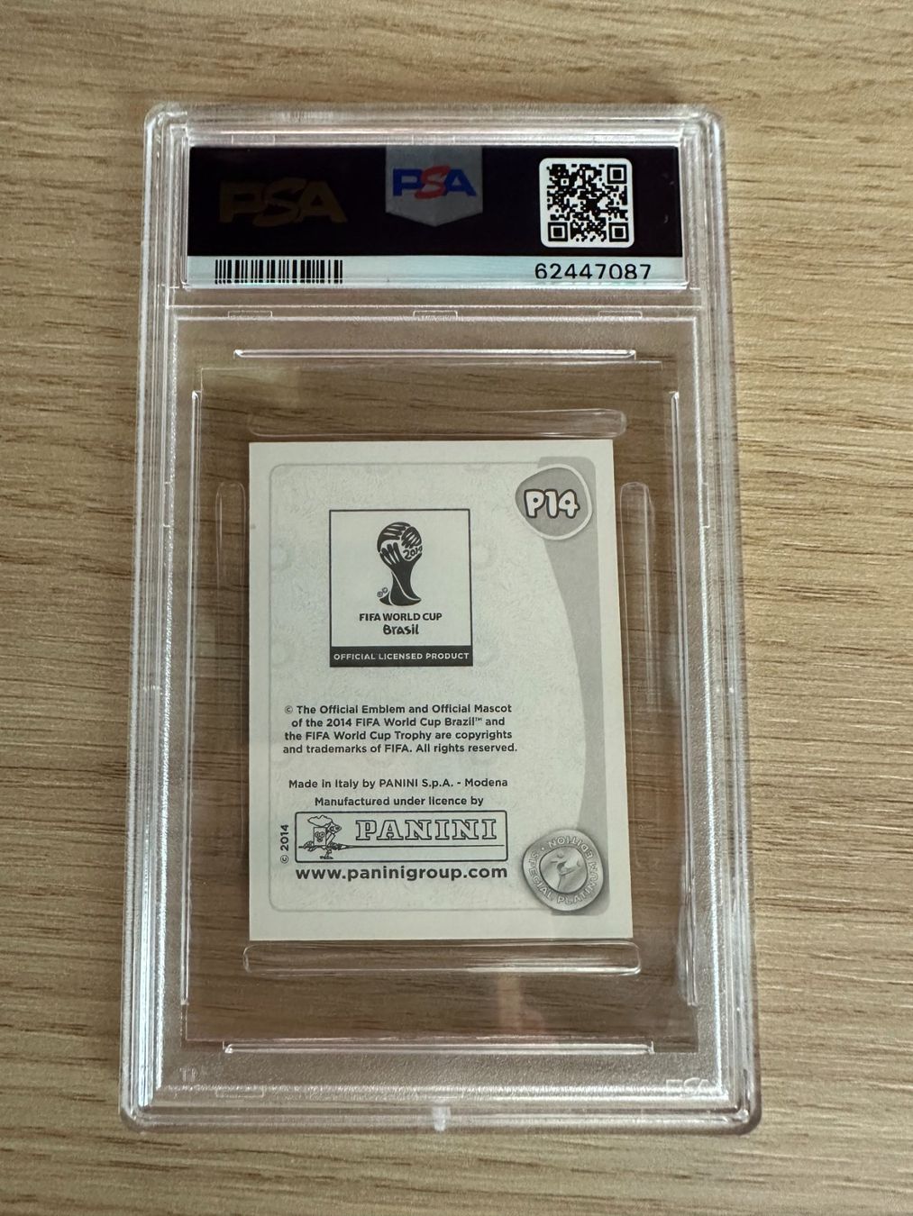 Panini Carte collezionabili: Neymar JR Panini World Cup 2014 Sticker PSA 7 – Nuovo (secondo la descrizione) da Hagendorn venduto da Pokecollectorch 1