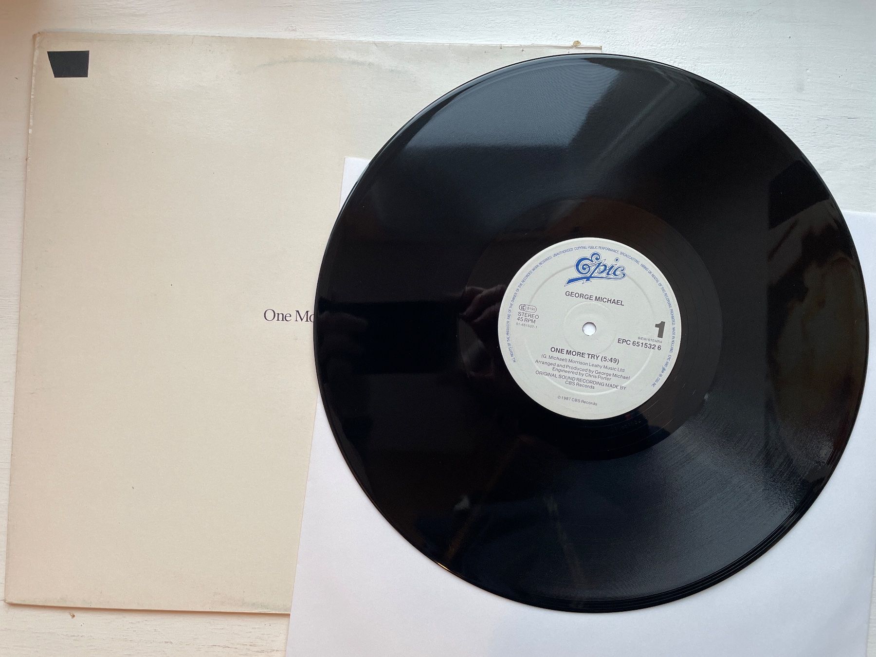 Dischi in vinile: George Michael - One More Try - 12" Maxi, 1987 – Usato da Zürich venduto da Andy_t71 2