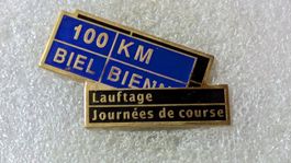 Ansteckpin 166: 100 km Lauftage Biel Bienne