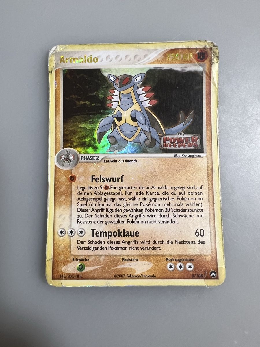 Pokémon Sammelbilder & Trading cards: Armaldo Holo  – Gebraucht aus Muttenz von Michugee97