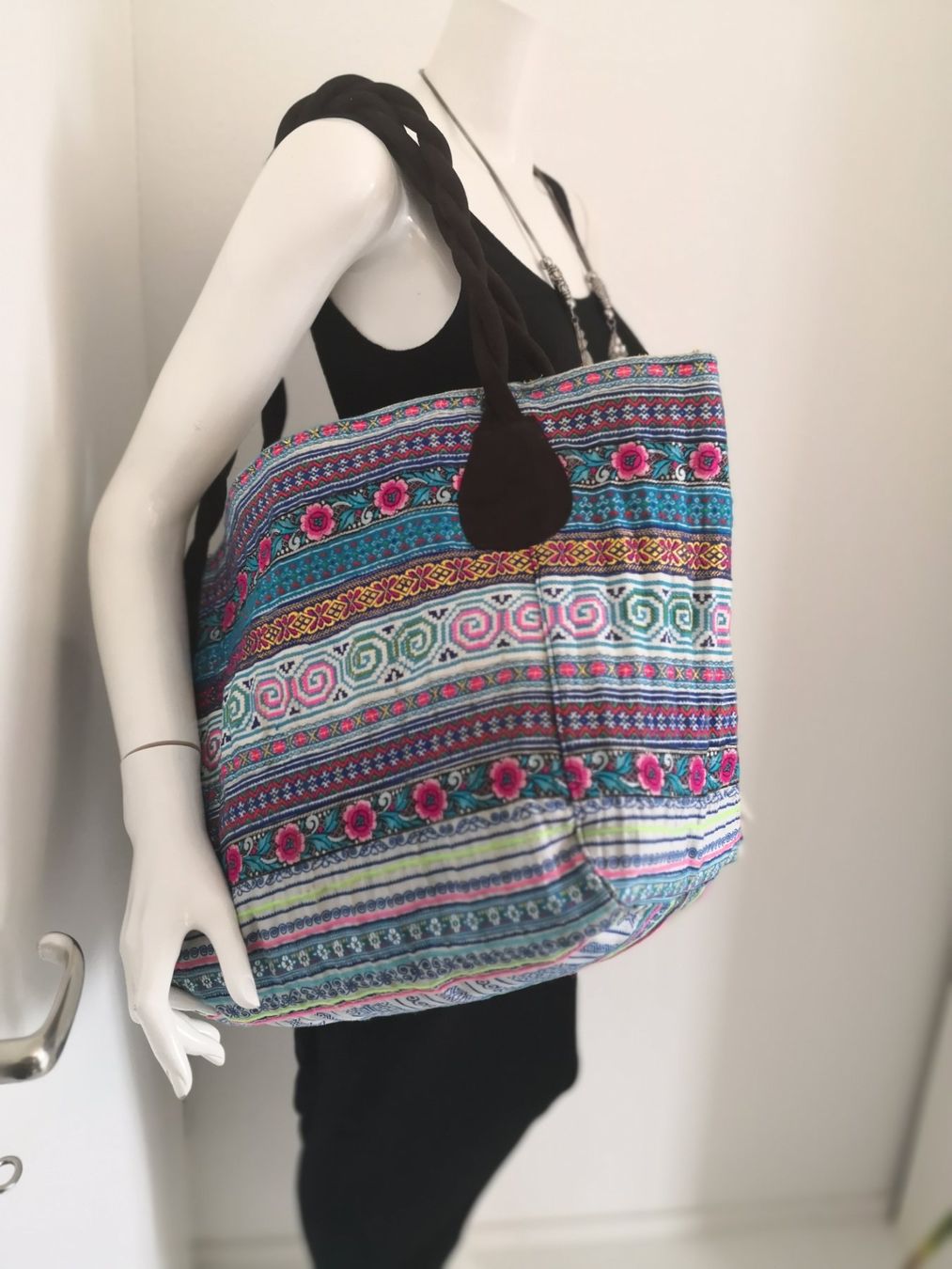 Borse da donna: 🤩BOHO-CHIC HANDGEMACHTE ETHNO PATCHWORK XXL TASCHE NEU – Nuovo (secondo la descrizione) da Olten venduto da Naja-Twins-Twins 3