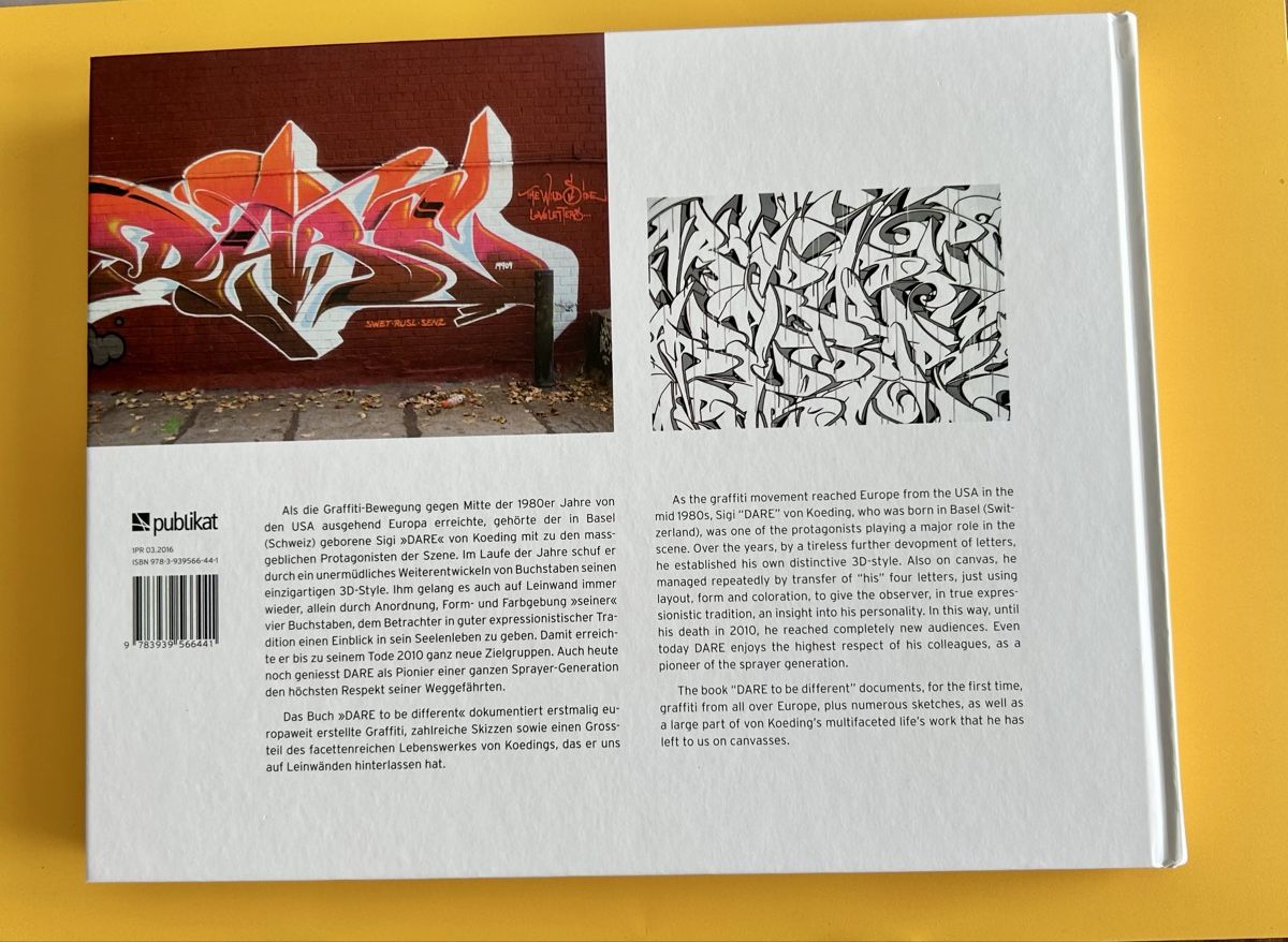 Libri: Graffiti Buch - DARE to be different - neuwertig OOP – Nuovo (secondo la descrizione) da Zürich venduto da EuroCultMovies 1