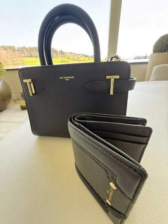 Exklusive Damenhandtasche und Portemonnaie von Le Tanneur