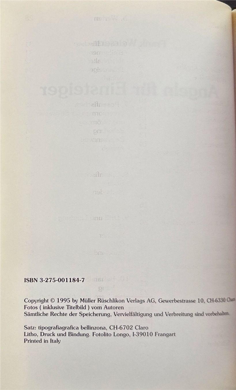 Libri: Weissert Frank, Angeln für Einsteiger – Nuovo (secondo la descrizione) da Sarnen venduto da Livres 2