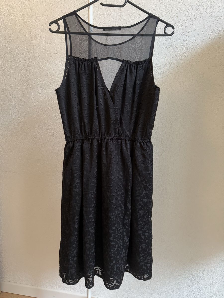 Kookai Vestiti: Robe noire transparente Kookai, t.38/M – Usato da Tavannes venduto da Thriftshop 2
