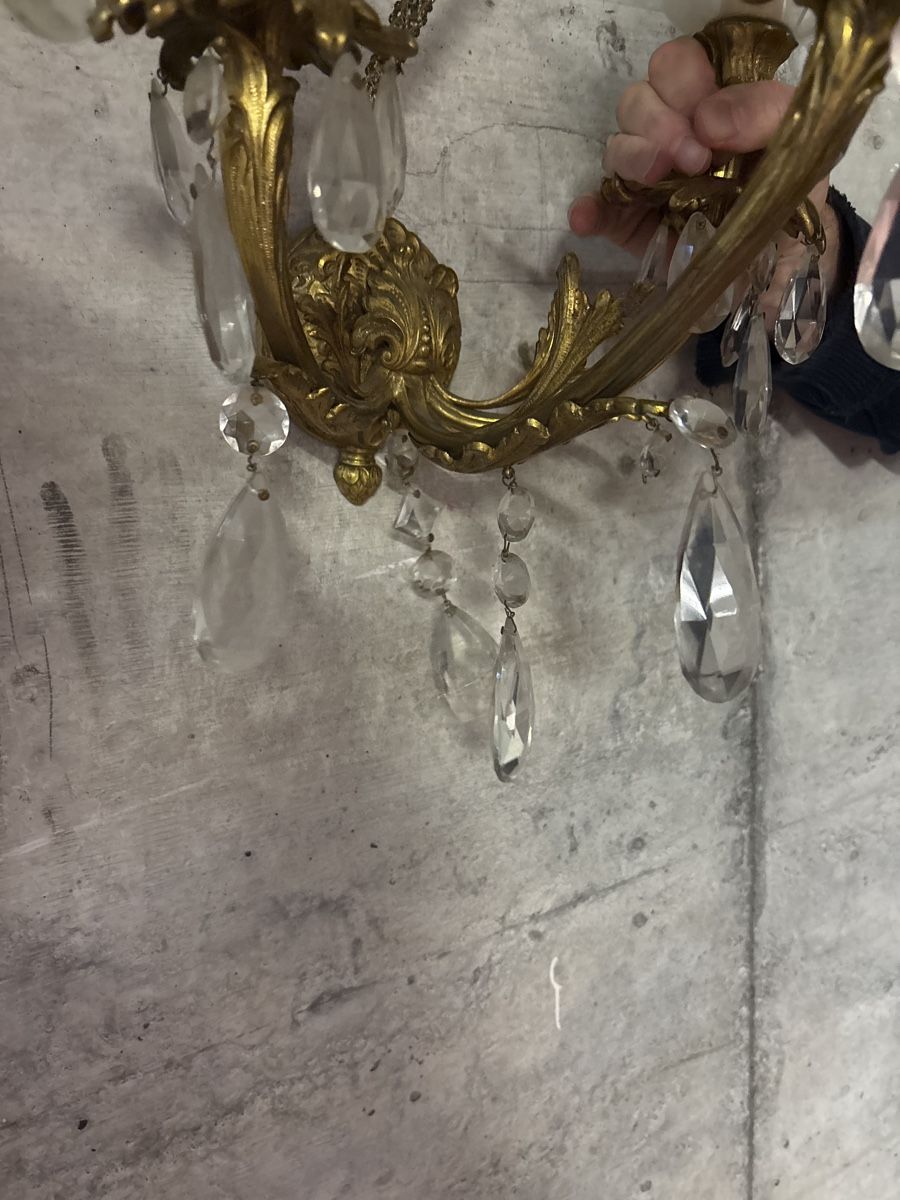 Lampade: Kristallwandlampe  – Usato da Kriens venduto da Wundertuete17 2