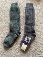 2 PAAR BALLY SOCKEN : 100 % WOLLE SOCKEN LANG