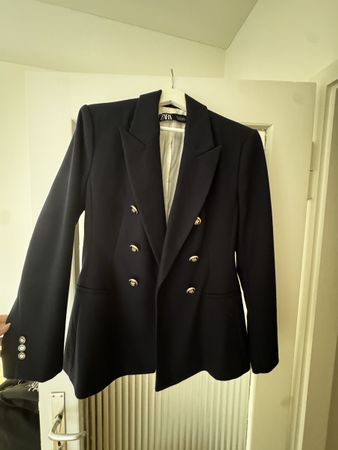 Zara Blazer tailliert navy blue Gr. L