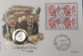 Münzbrief Freiburg 500 Jahre im Bund Silber 999,9