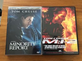 Tom Cruise, 2 Filme: Minority Report und  M:i-2/ DVD