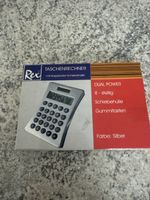 Taschenrechner Rex, Silber, neu, Originalverpackt!