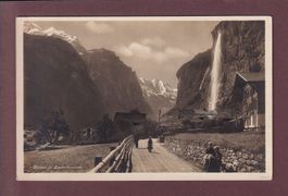LAUTERBRUNNEN - Staubbach - Leute