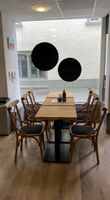  Bistrotisch aus massiver Eiche – Restaurantqualität