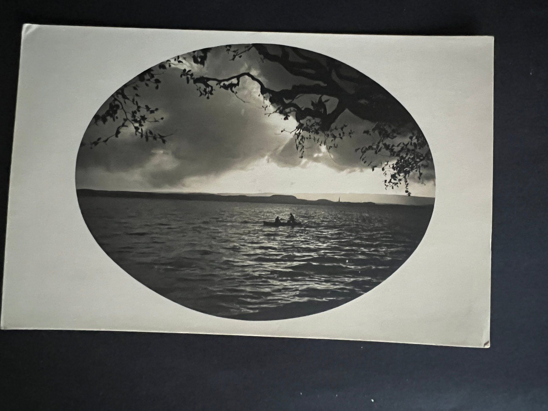 Cartoline postali: Ansichtskarte Boot im See 1928  (V765) – Usato da Hinwil venduto da Sidi4