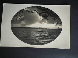 Ansichtskarte Boot im See 1928  (V765)
