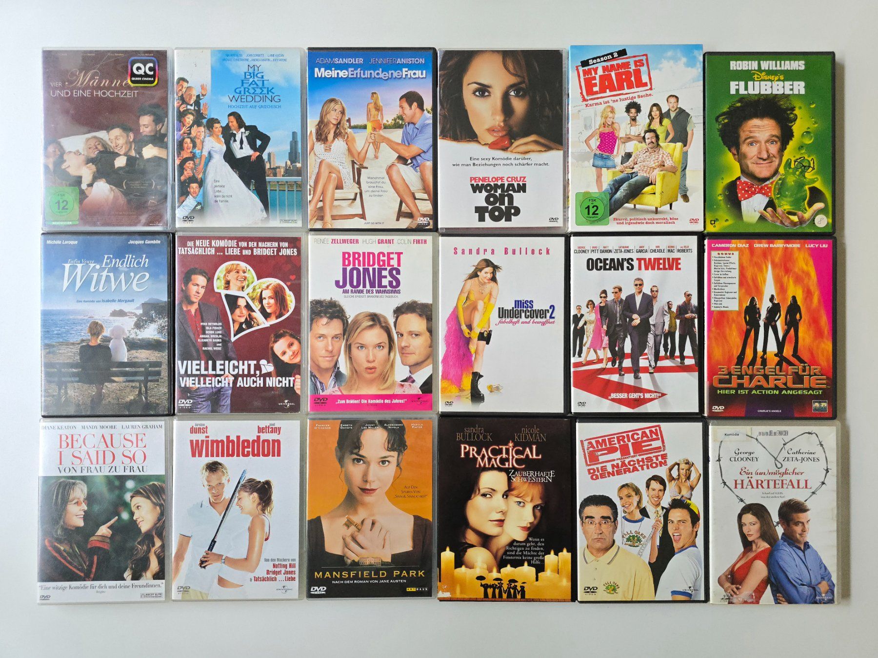 Tutti i DVDs: 18 DVD Paket Komödien Filme – Usato da Dättlikon venduto da Wundertuete_