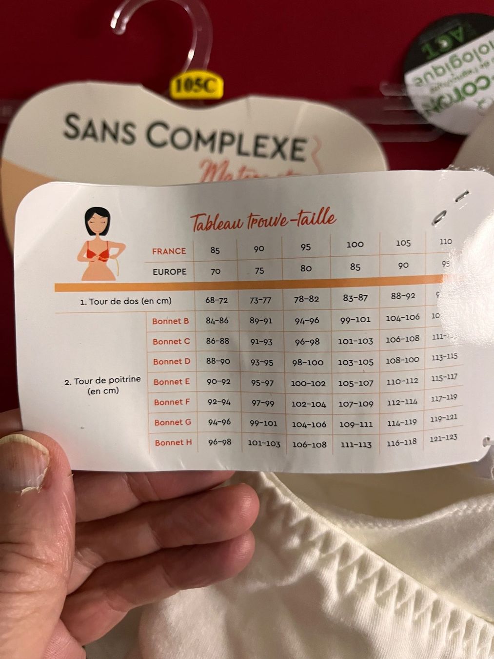 Altra biancheria intima: SANS COMPLEXE, Still-BH, Grösse 90C, Farbe Weiss – Nuovo e nell'imballaggio originale da Rudolfstetten venduto da gst_g7xl 9