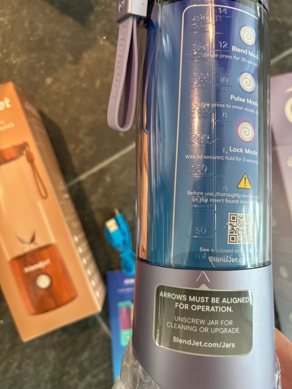 Küchengeräte: Blendjet 2 - tragbarer Mixer - braun oder metallic lila NEU – Neu (gemäss Beschreibung) aus Stadel von Chanel_5 5