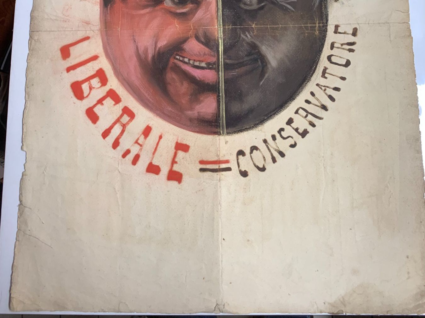 Poster & Bilder: Ticino - "Partito Clericale  ossia Liberale - Conservatore" – Gebraucht aus Sorengo von 74in 3