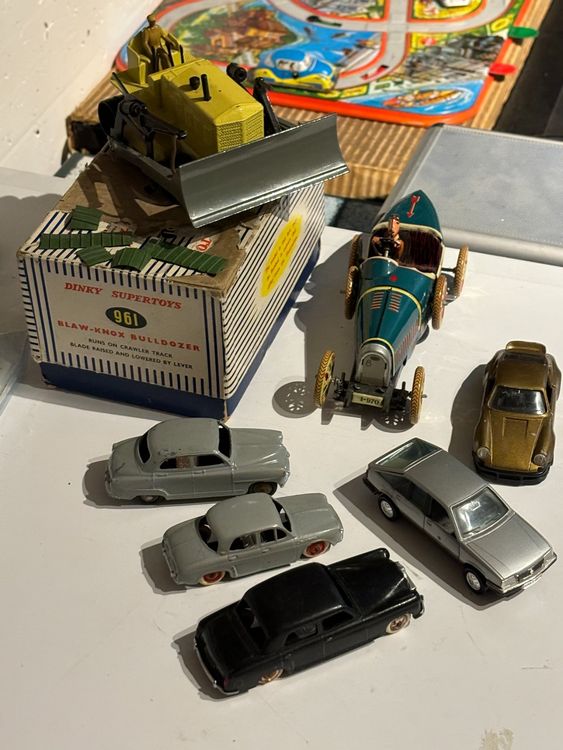 Lot De 7 Voitures Miniatures 1/43 - Solido, Corgi, Toys, Quiralu - Occasion