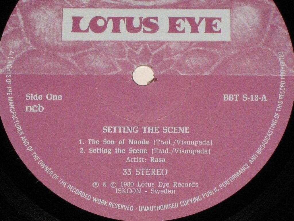 Dischi in vinile: LP - RASA - SETTING THE SCENE – Usato da Steckborn venduto da Quo7 1