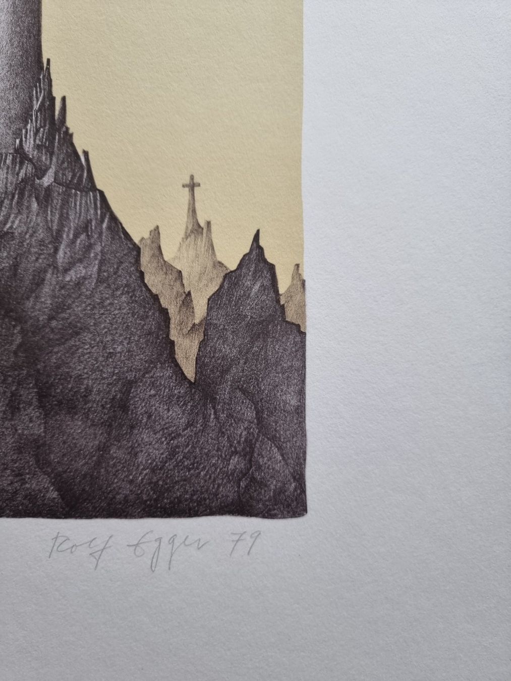 Grafica & Litografie: ROLF EGGER LITHOGRAPHIE SIGNIERT NUMMERIERT – Usato da Gersau venduto da kunst-online 3