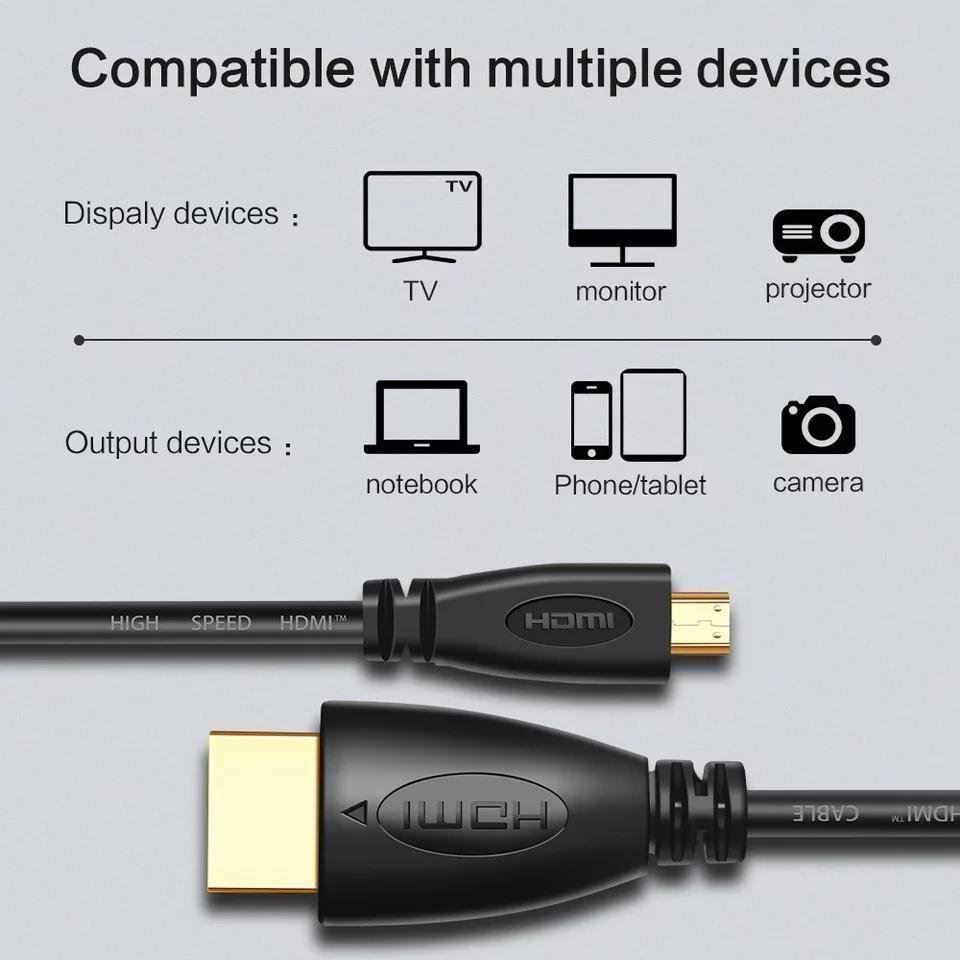 Cavi: Kabel Hdmi to micro Hdmi - 1,8m --- #41 – Nuovo e nell'imballaggio originale da Montreux venduto da CABLEKABEL 3