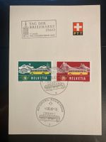 Schweiz 1960 Automobilpost Tag d. Briefmarke Bögli Satz Post