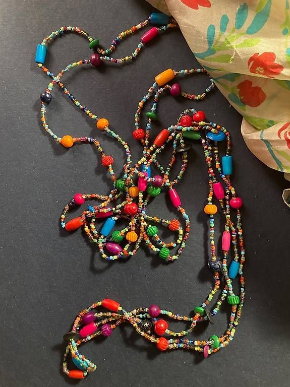 Catenine: Bunte Sommerhalskette, Modeschmuck – Usato da St. Gallen venduto da jbr_q7tx