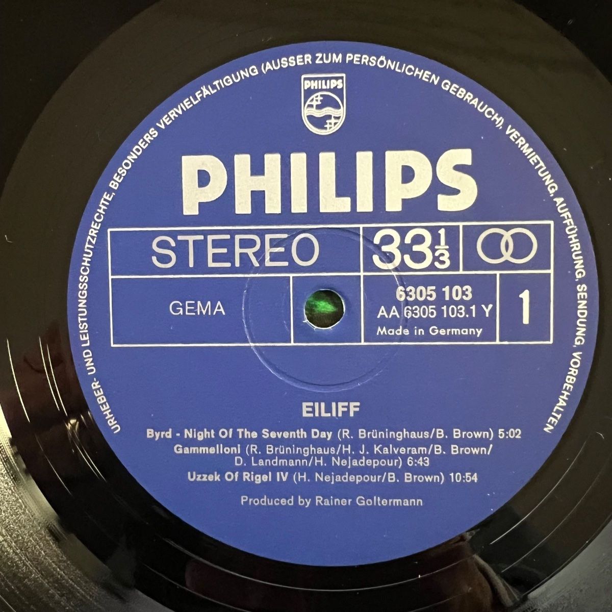 Dischi in vinile: Eiliff - Same / 1. D-Press. 1971 - Very nice Copy – Usato da Gais venduto da soundcave57 3