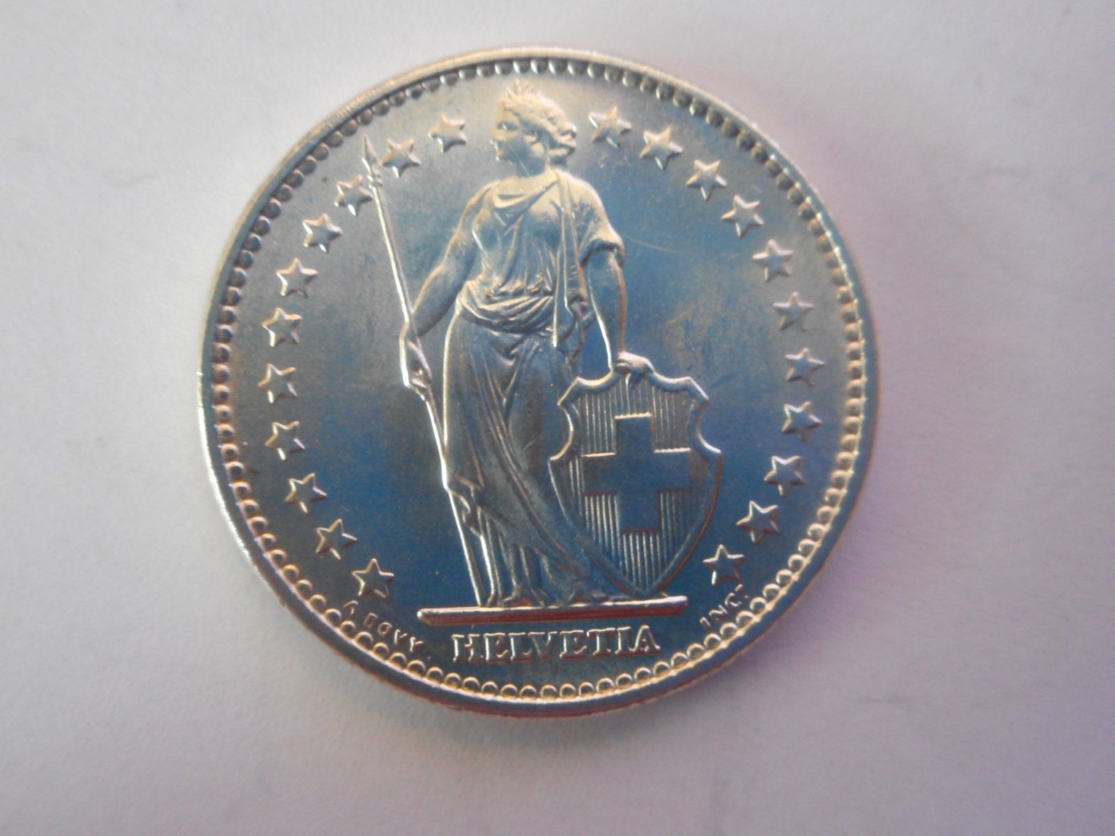 Tutti le monete: 2 Fr. 1965 silber  unz/stgl – Nuovo (secondo la descrizione) da Kriegstetten venduto da pizlad2010 1