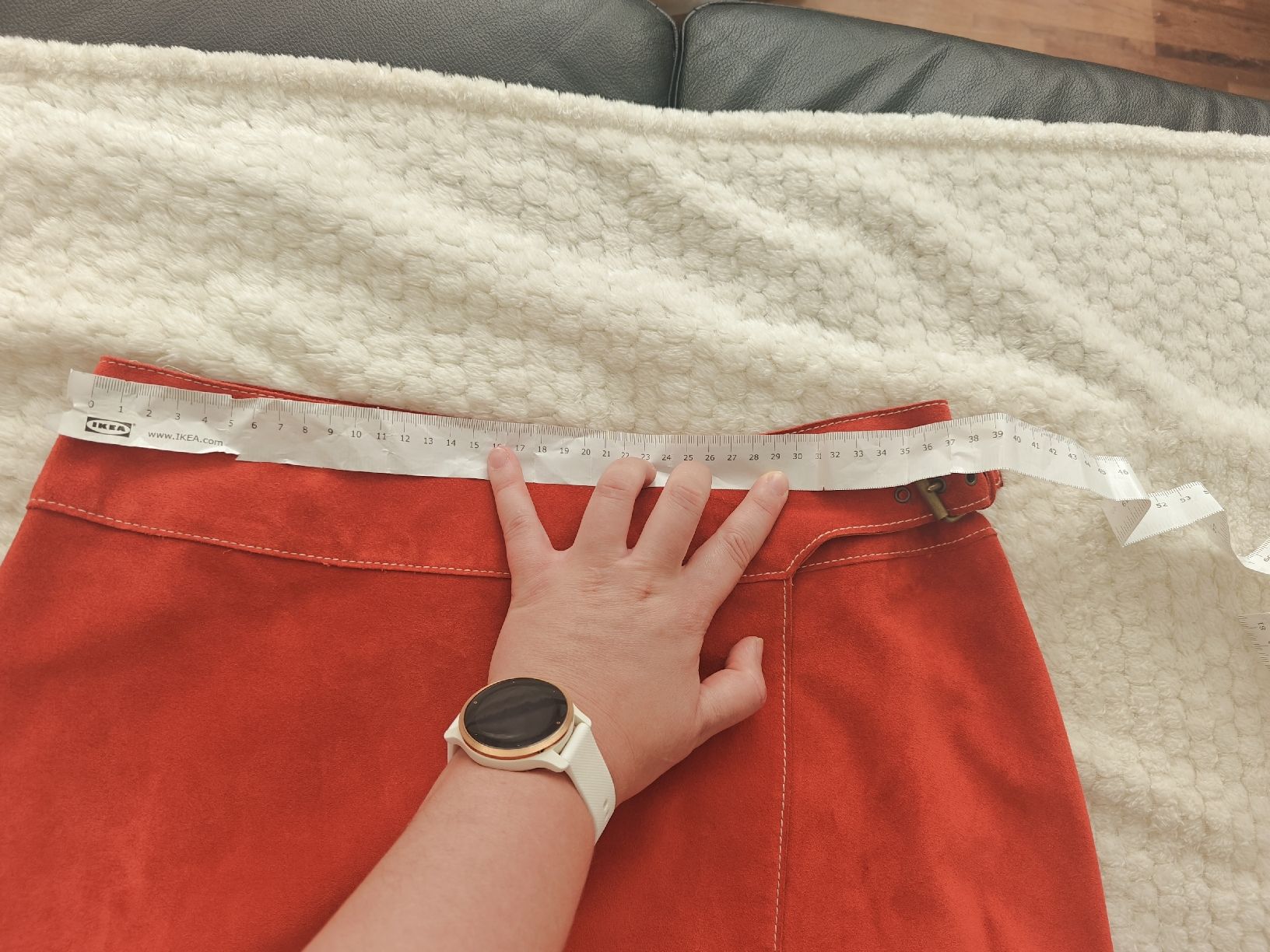 Gonne: Guy Rover Red Suede Wrap Skirt – Usato da Wabern venduto da kat_w92r 7