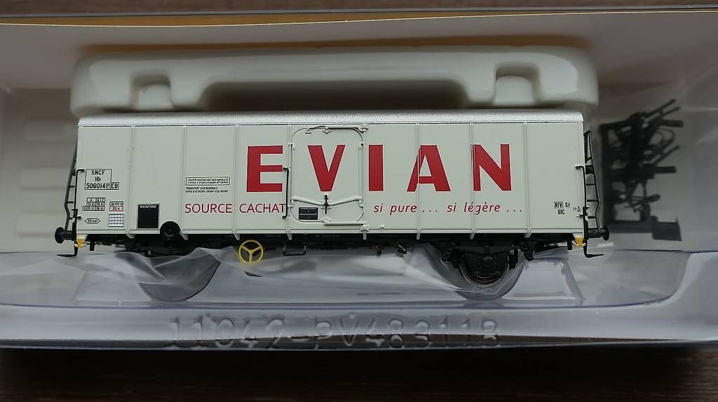 Modellini di ferrovie: Wagon Brawa EVIAN BADOIT ref 48348  – Usato da Vevey venduto da gui_9x5l