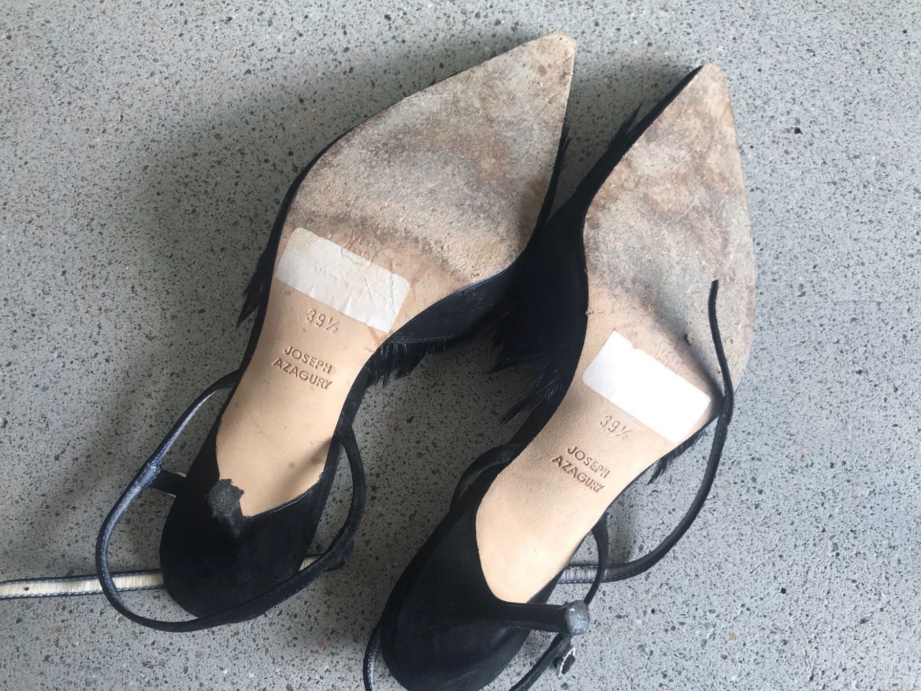 Chaussures femmes: Edle Pumps mit Federn, Gr. 39,5, Preisreduktion – D'occasion à Richterswil par Solemare47Nicole 2