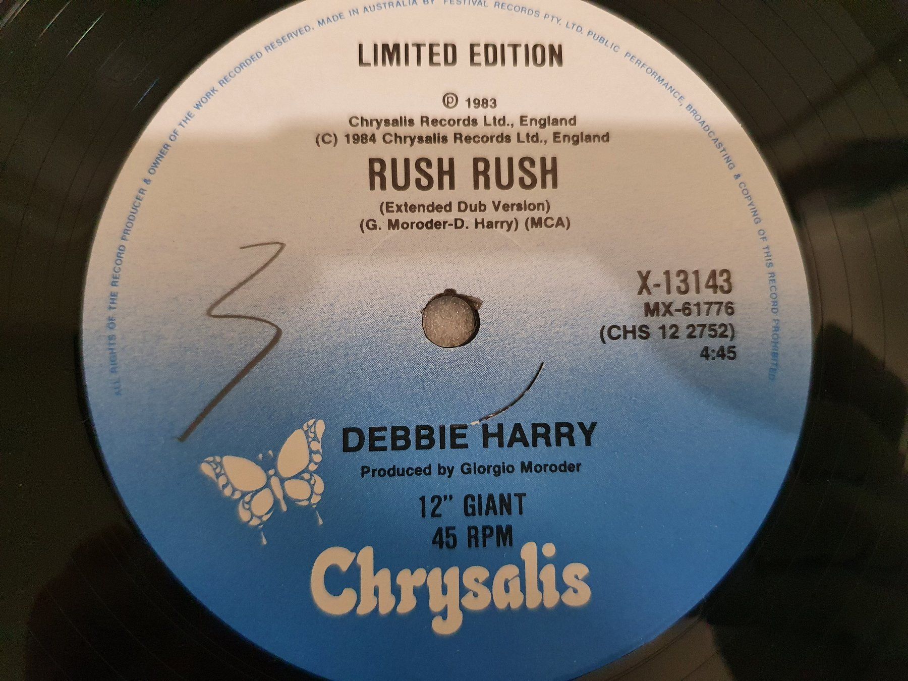 Dischi in vinile: Debbie Harry – Rush Rush (Single, Synth-pop, Disco) – Usato da Uster venduto da Vinyl-Leidenschaft 8