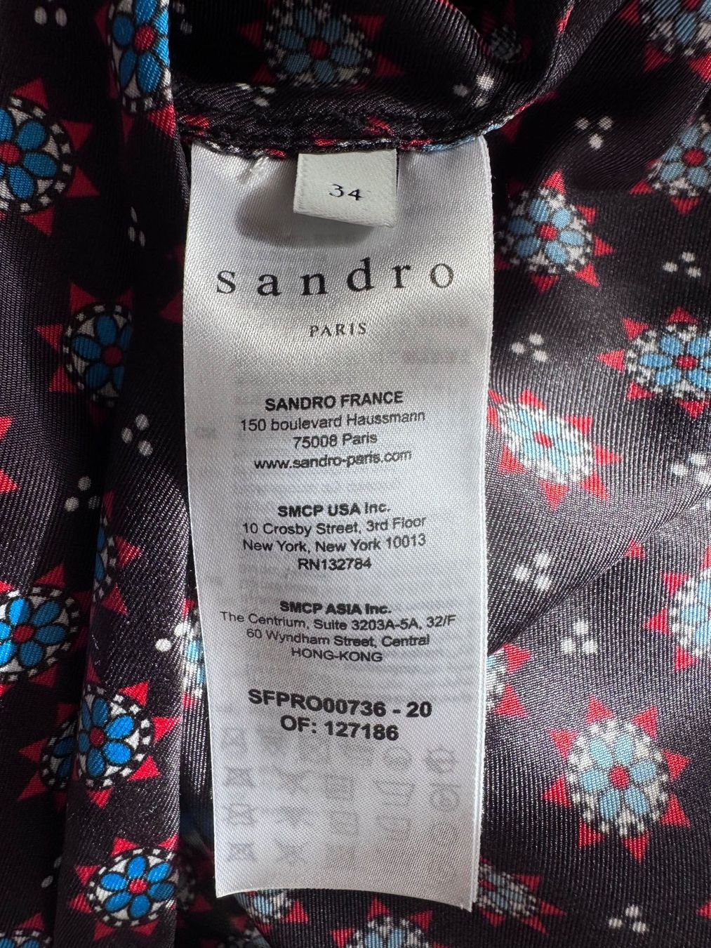 Sandro Vestiti: 100% Seidenkleid von Sandro (EU 34) – Usato da Wädenswil venduto da LH76 7