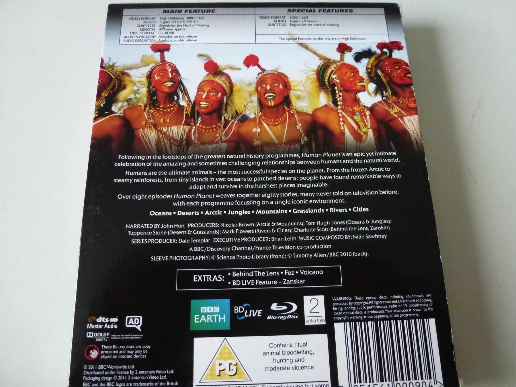 Tutti i DVDs: Human Planet (3-Blu-Rays) – Nuovo (secondo la descrizione) da Bern venduto da Frebo 1