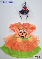 Costume sorcière / Hexe t. 1 - 2 ans
