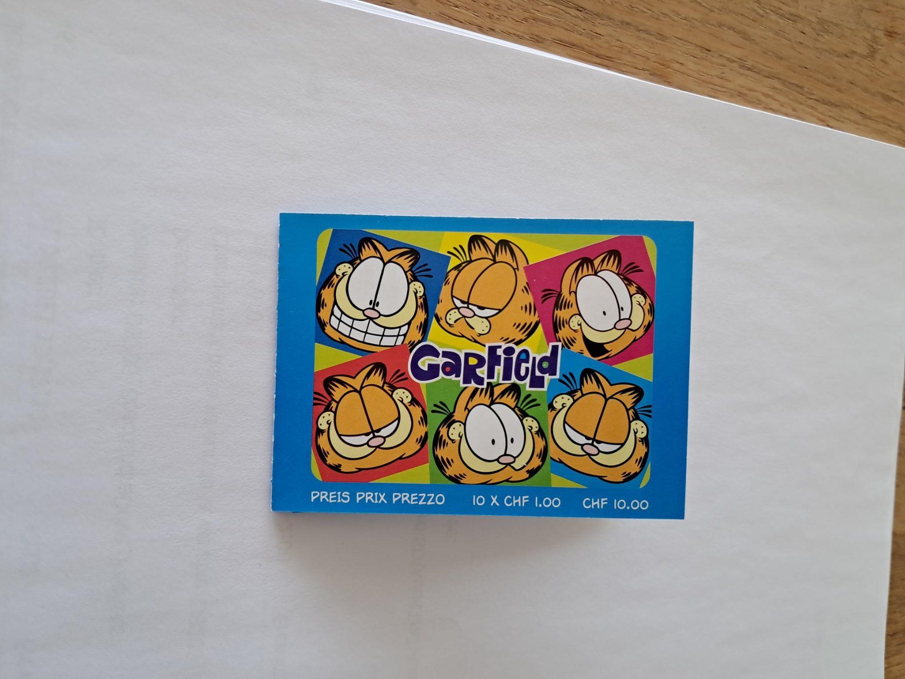 Tutti i francobolli: Garfield Markenheftchen – Nuovo e nell'imballaggio originale da Granges-Paccot venduto da Pfau12 2