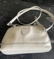Beige Leder Handtasche 