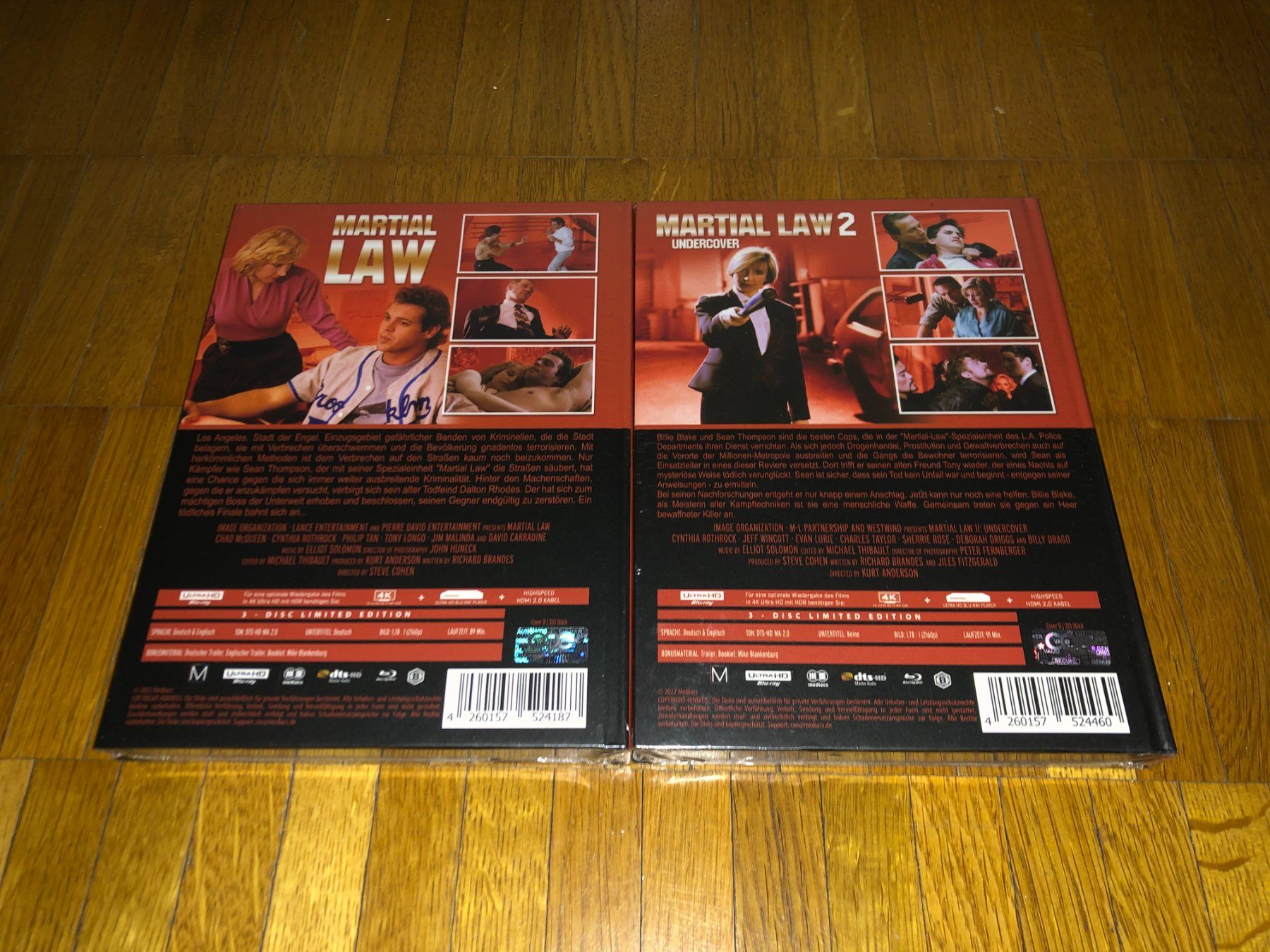 Tutti i DVDs: Martial Law 1 & 2 - 2 MEDIABOOKS - B - UNCUT – Nuovo e nell'imballaggio originale da Basel venduto da havsok 1