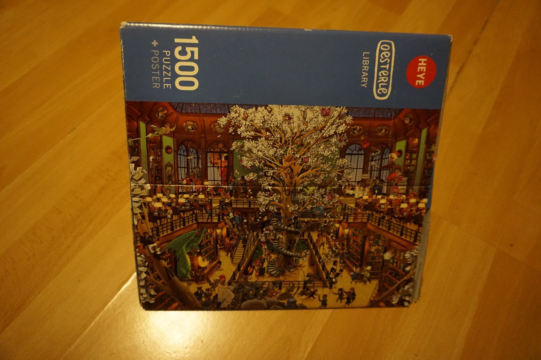 Heye Puzzle: Heye Puzzle "Library" mit 1500 Teilen - Komplett! – Usato da Zürich venduto da einalemjena 3