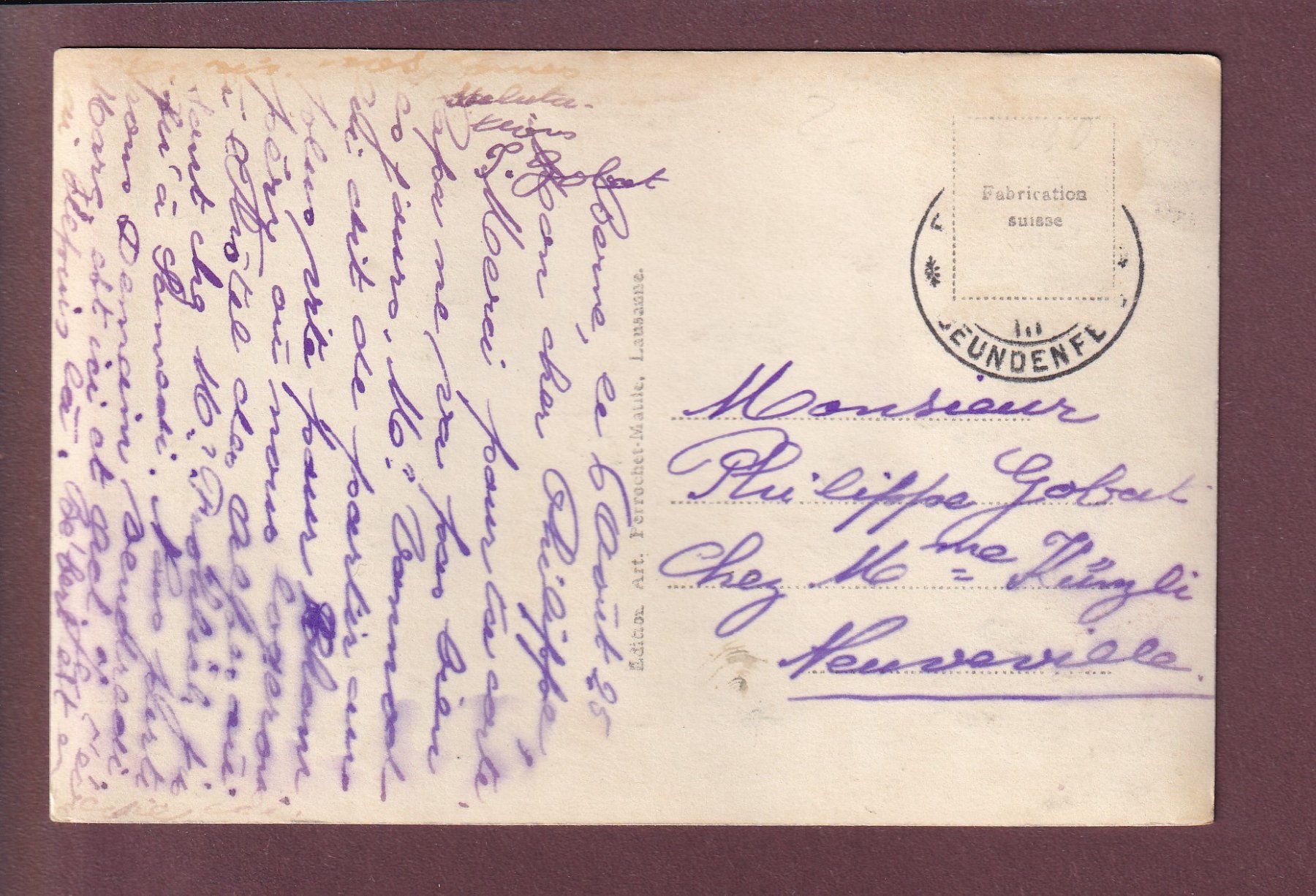Cartoline postali: BERN - Bärengraben - 1925 – Usato da Pully venduto da nicecards 1