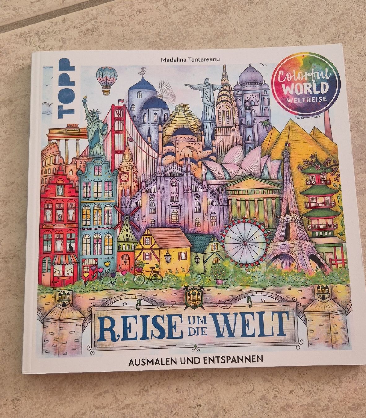 Libri: Malbuch Reise um die Welt – Nuovo (secondo la descrizione) da Illnau venduto da Schnemi