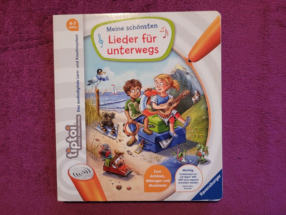 Collectix Ravensburger Tiptoi libro - Meine schönsten Märchen + adesivi per bambini, dai 4 ai 7 anni in su