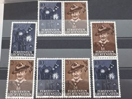 1957, 50 Jahre Pfadfinderbewegung, 304/305, postfrisch/geste